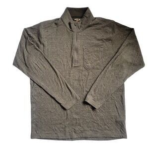 Men's Ariat Rebar 1/4 zip neck pullover sweater
